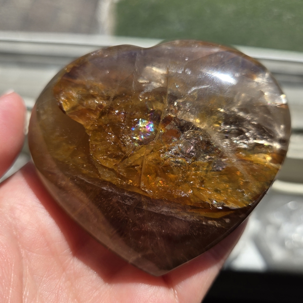 Large Golden Healer Heart